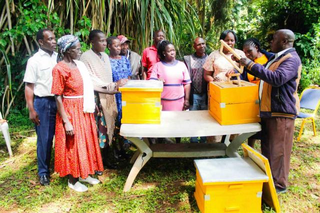 Group of people at a table